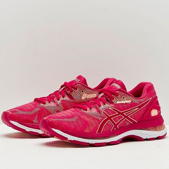 Asics Womens Gel Nimbus 20 T850N Pink Running Shoes Sneakers Size 8.5 Medium - Picture 1 of 15